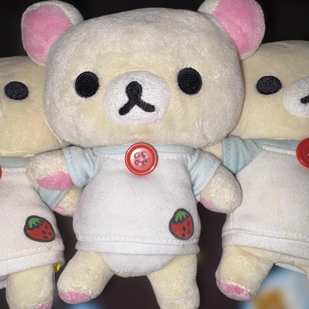 激レア　初期　コリラックマ　summer ぬいぐるみ　３体セット　いちご
