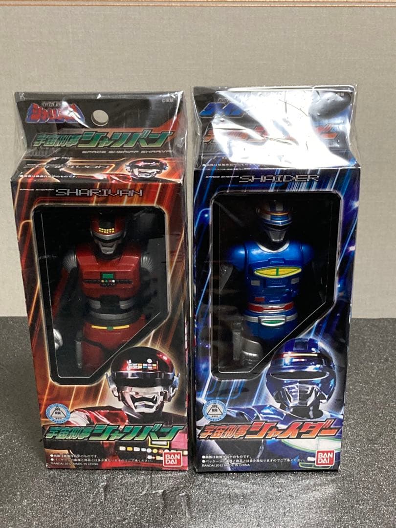 [新品未開封]宇宙刑事シャイダー、シャリバン ソフビフィギュアセット