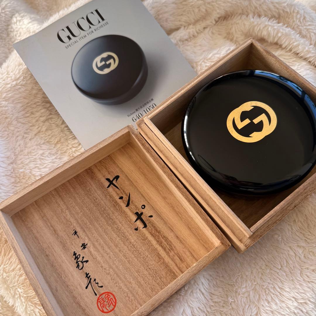 【最終SALE】GUCCI 菓子器　ノベルティ世界1050限定