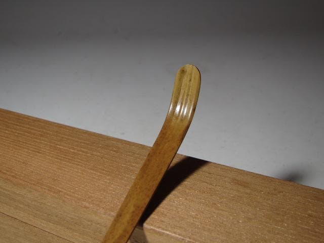 裏九代 不見斎 自作茶杓「和雪」二重箱 淡々斎追書！o552