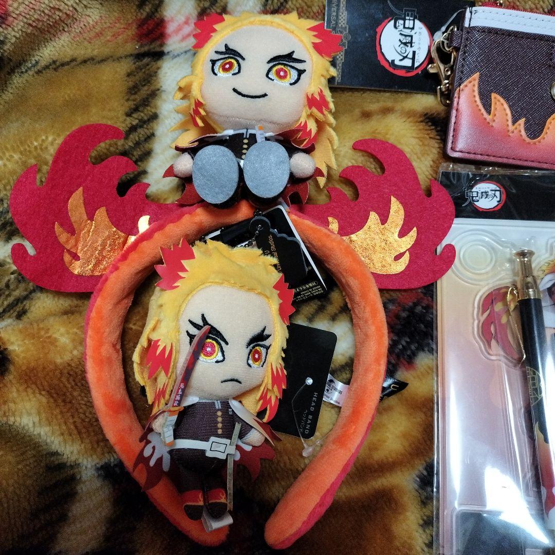 USJ 鬼滅の刃　煉獄杏寿郎 カチューチャ チケットホルダー ４点セット