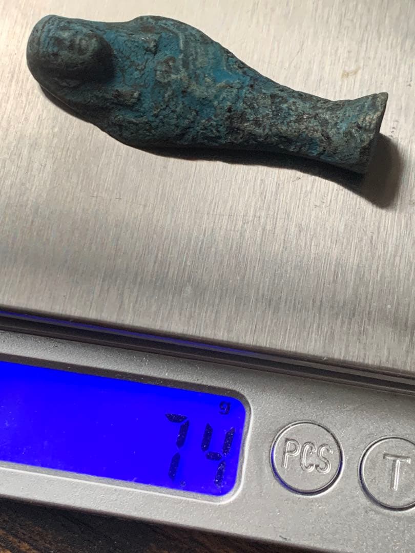 古代エジプト　出土　ファイアンス製　ウシャブティ　ガンダーラ　ホルス　スカラベ