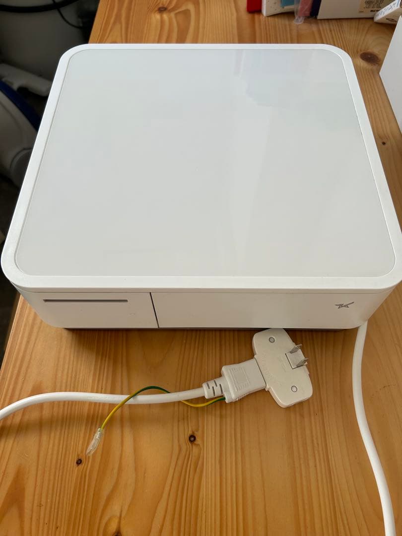 美品スター精密レジ/mpop10/エアレジ/レシート内蔵/エアペイ/ロール紙付