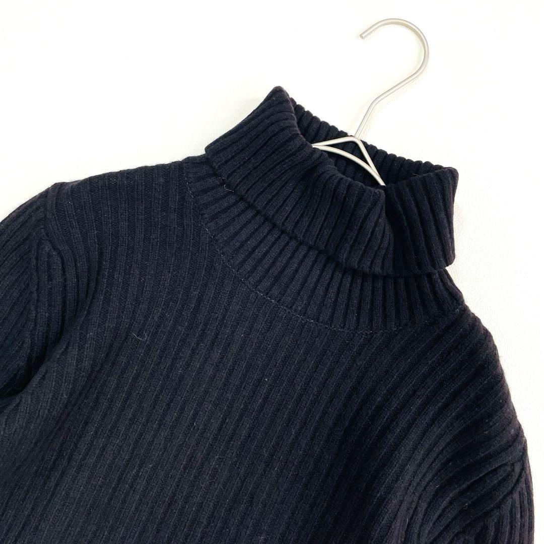 6407【美品】ブリーフィング　タートルネックリブニット　セーター　レディース