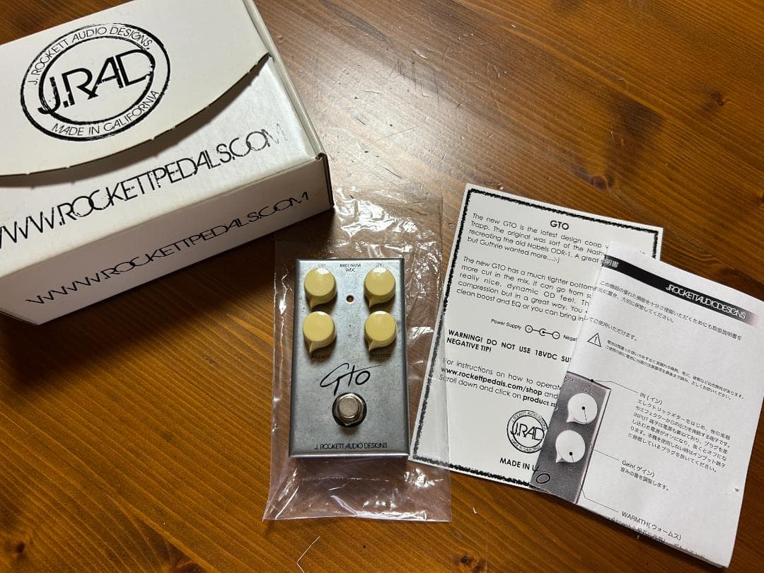 ギター J. ROCKETT AUDIO DESIGNS GTO