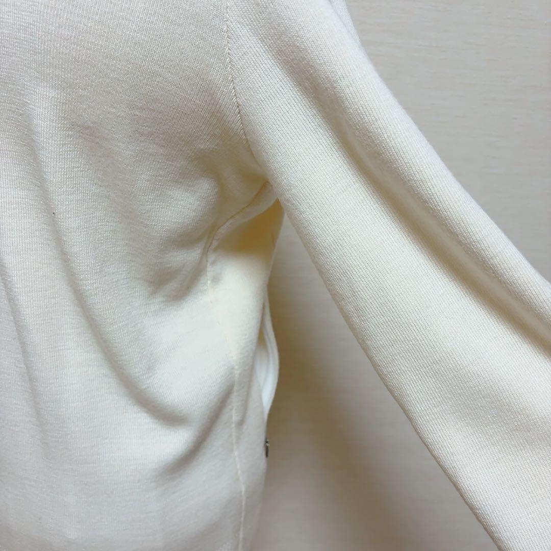 Taylor Made' ニットブルゾン カーディガン ゴルフウェア ホワイト