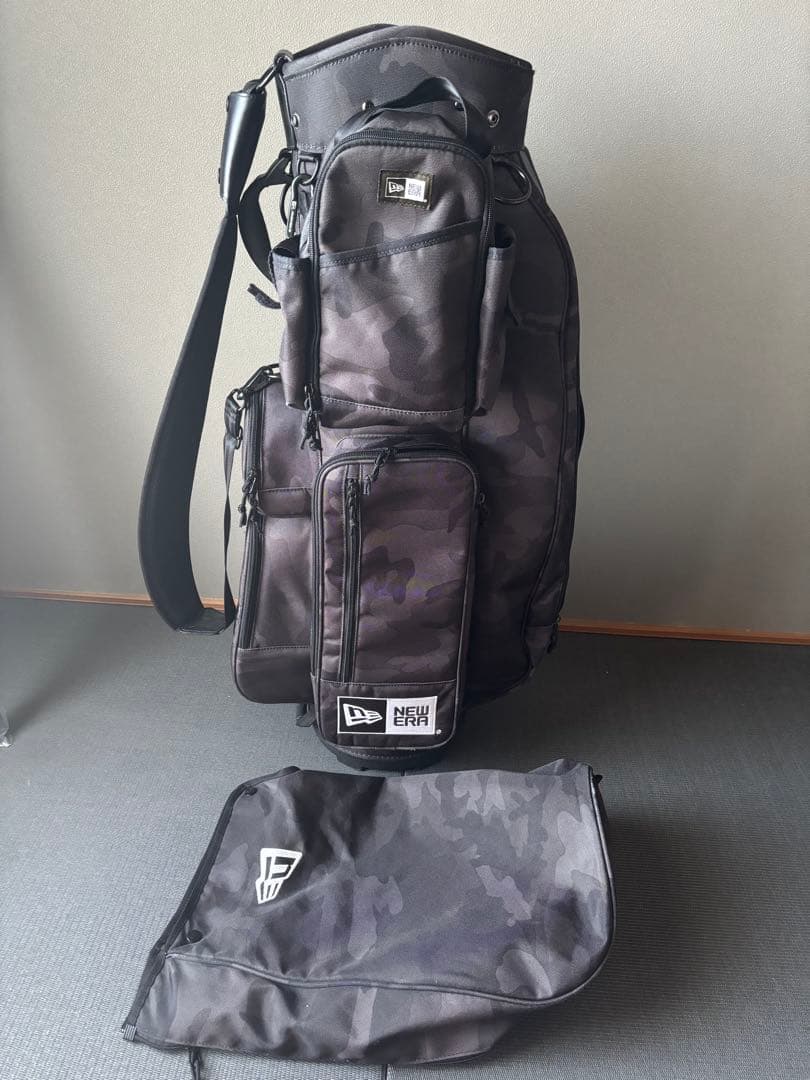 New Era ブラック迷彩 キャディバッグ