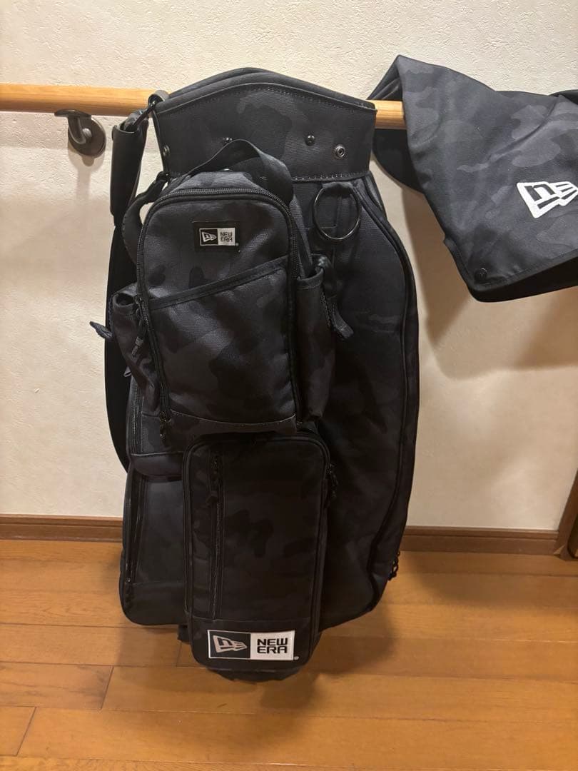 New Era ブラック迷彩 キャディバッグ
