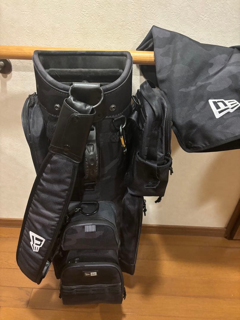 New Era ブラック迷彩 キャディバッグ