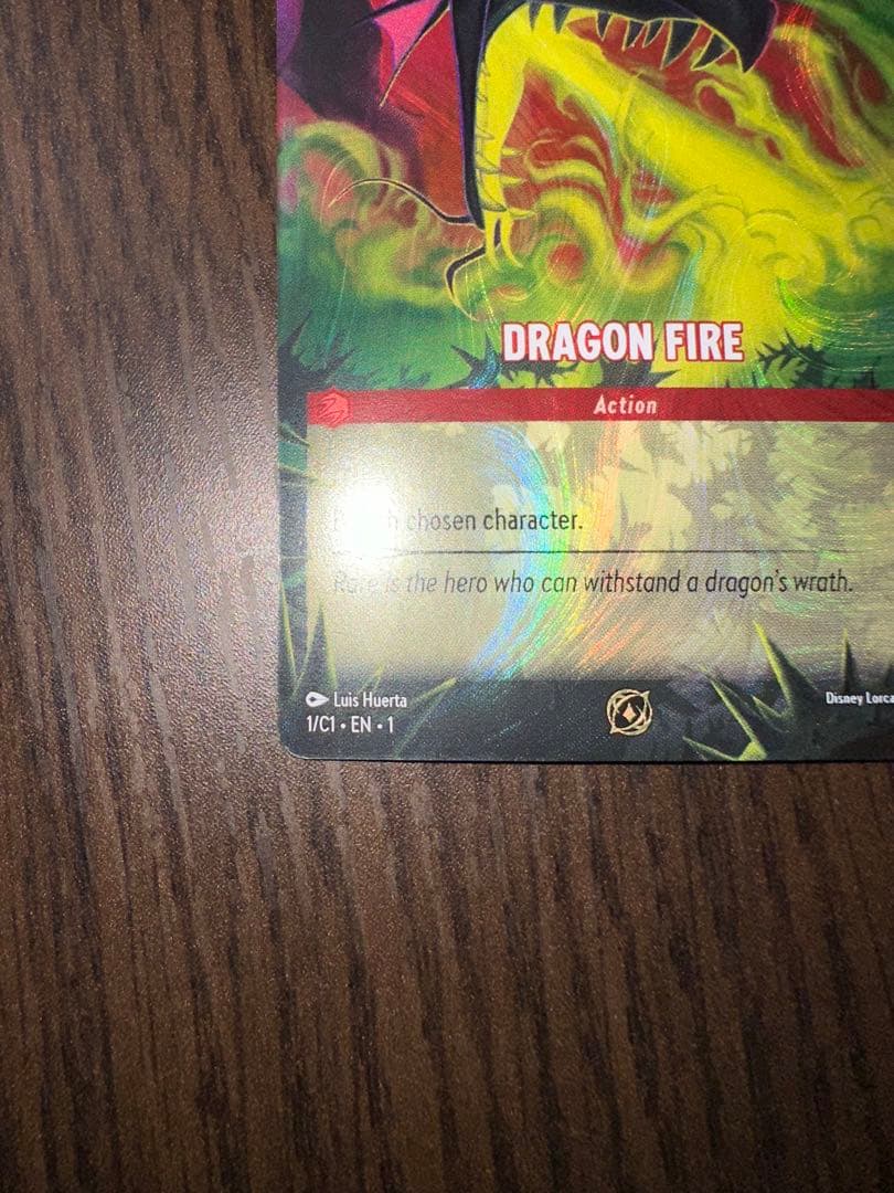 ロルカナ ドラゴンの炎　プロモ Lorcana Challenge 海外限定