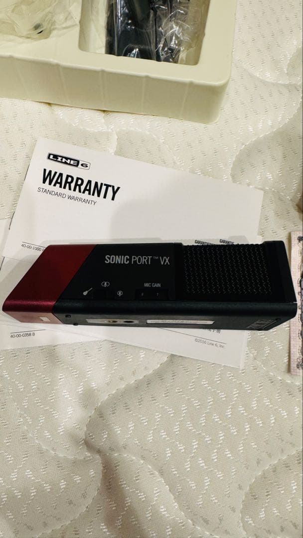 ほぼ新品　LINE 6 Sonic Port VX マイク内蔵インターフェース