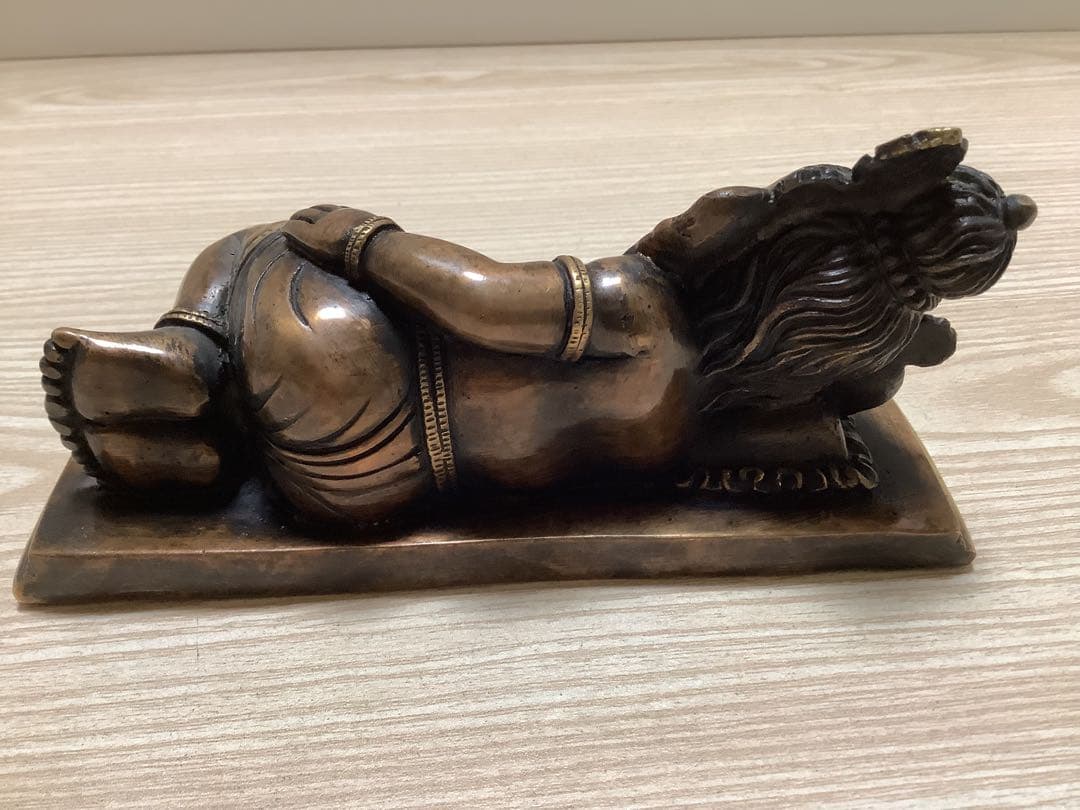 《 チベット密教　ヒンドゥー教　新品 》 ガネーシャ　スリーピーガネーシャ　幸運