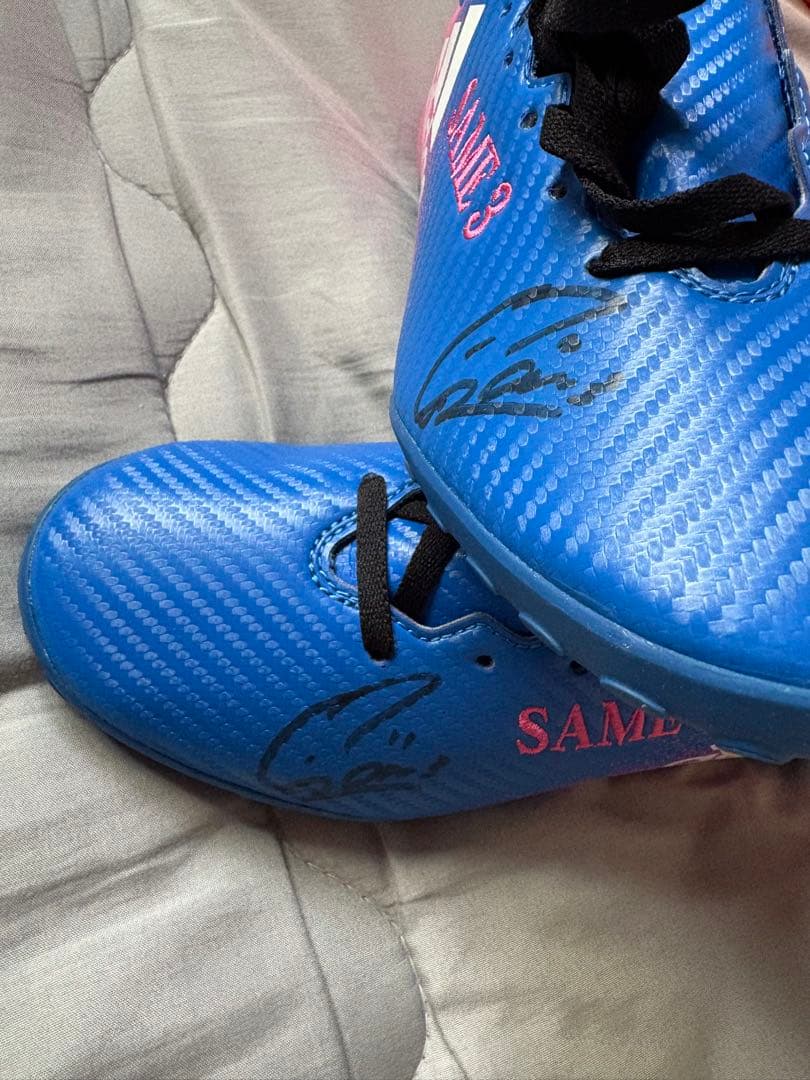 大宮アルディージャVENTUS★鮫島彩選手直筆サイン入り刺繍スパイク★アディダス