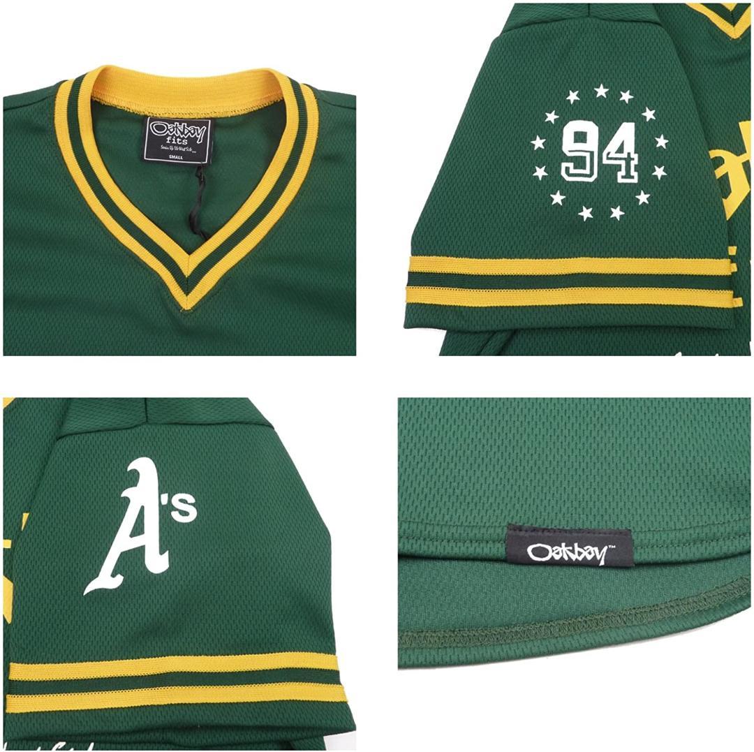 Oakbay Fits オークベイ 半袖 フットボール ジャージ グリーン S