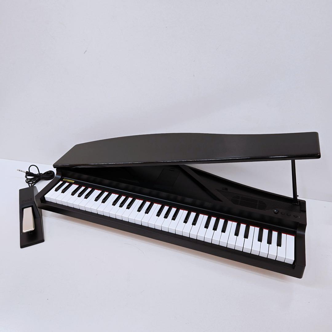 KORG コルグ MICROPIANO マイクロピアノ 黒 電子ピアノ ペダル付