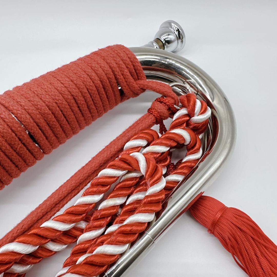 美品 信号ラッパ 楽器 海上自衛隊 自衛隊 銀2連 お祭り