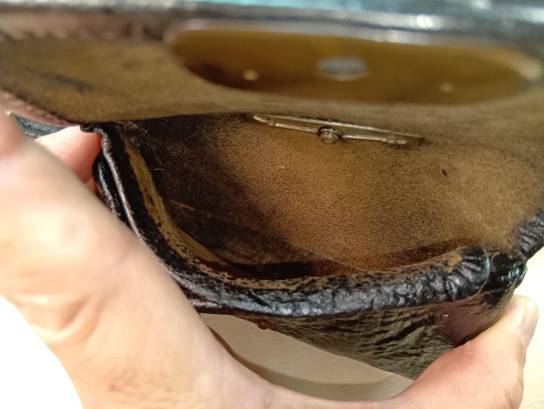 煙草入／天狗前金具／極上美品金工根付／２色煙管