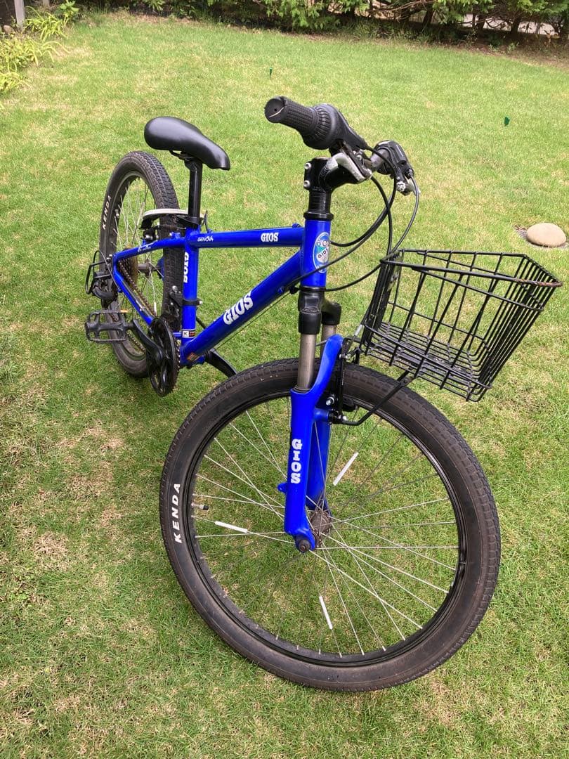 関西　gios genova 24 ジオス　ブルー　クロスバイク　MTB 自転車