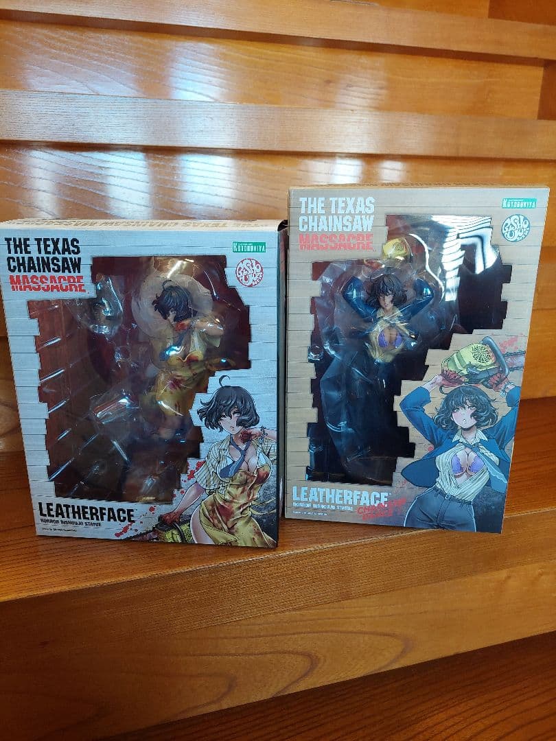 コトブキヤ　HORROR美少女　悪魔のいけにえ　レザーフェイス　2種セット