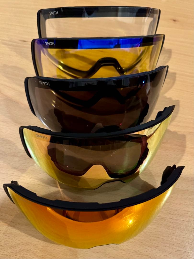 ゴーグル Smith 4D MAG ASIANフィット 交換レンズ5枚付