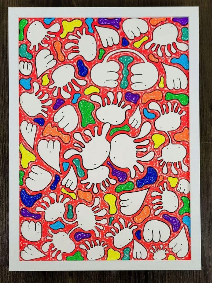 ★鈴木哲也★A3(297×420mm)額付原画★#0021