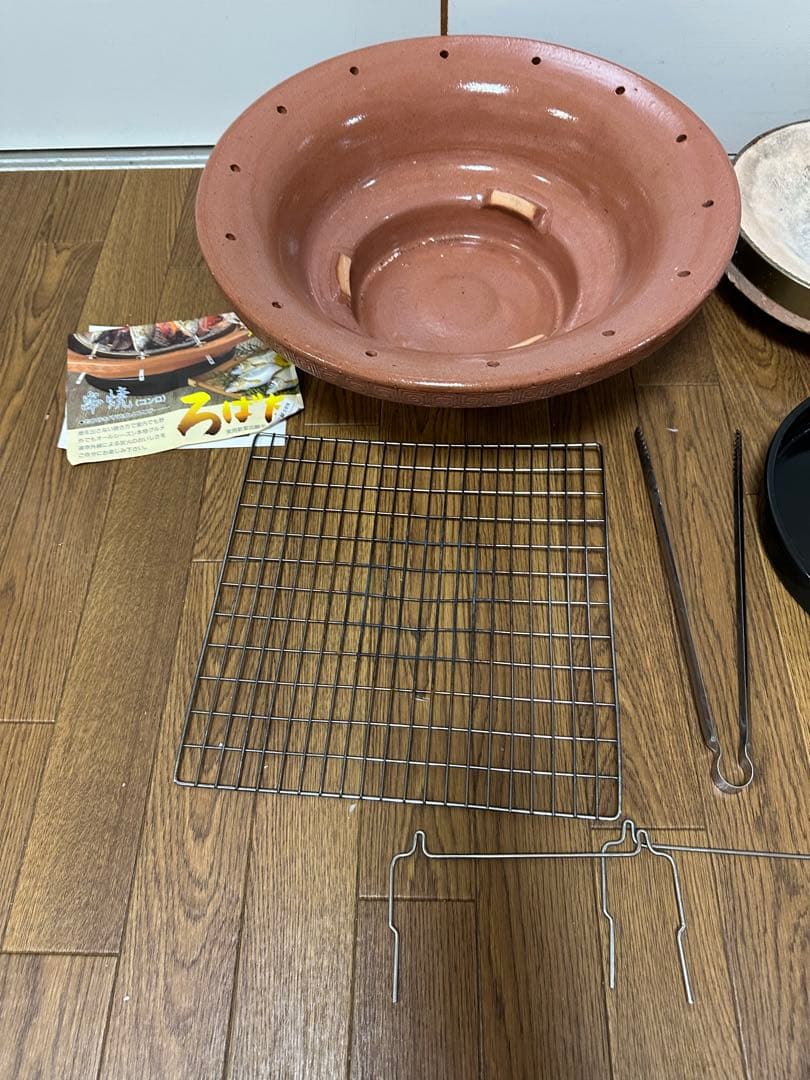 [レア]キンカ 串焼コンロ ろばた　大 （焼き網付き）