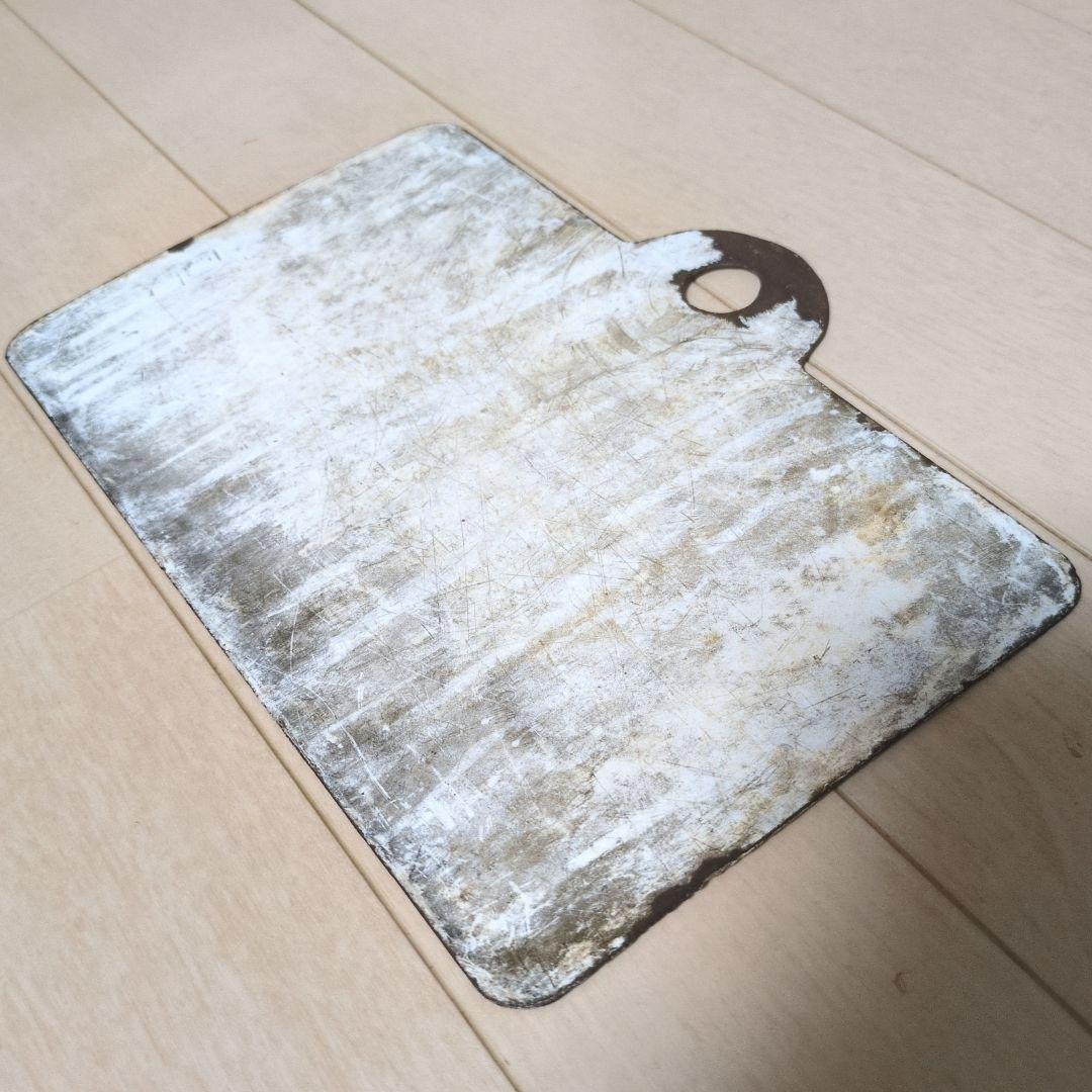 鉄道関連グッズ：国鉄 愛称板サボ ホーロー板サボ 夜行急行まりも◯札(当時物)