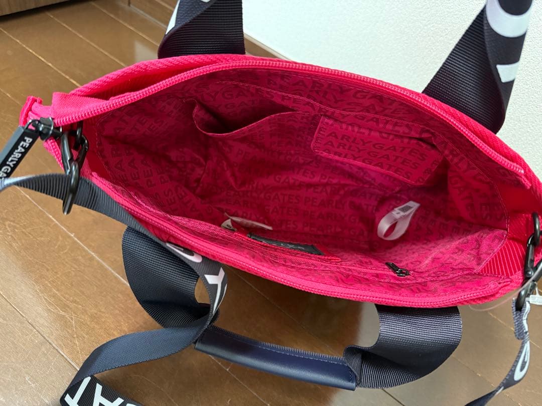 PEARLY GATES パーリーゲイツ　カートバッグ　ピンク色　新品未使用