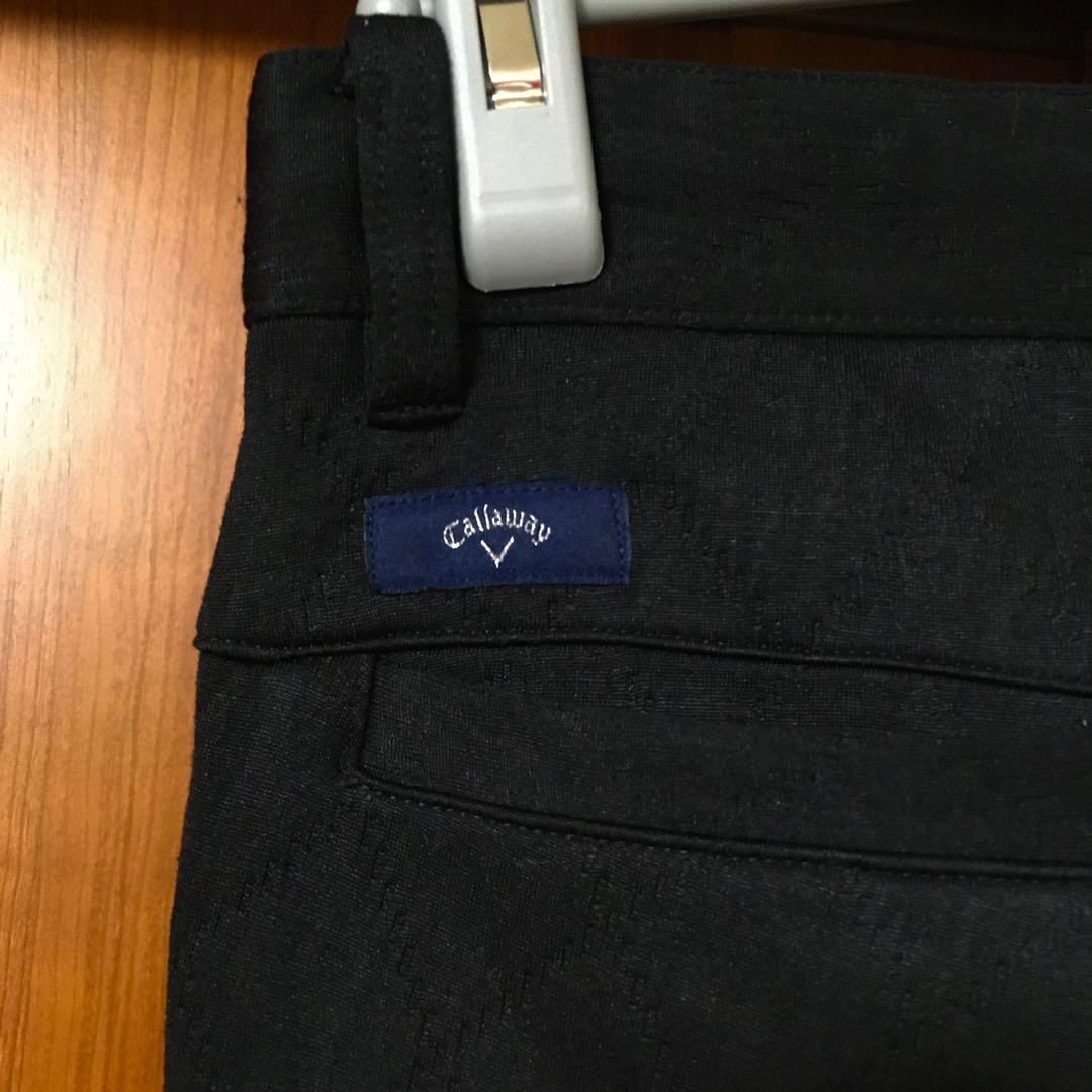 美品　キャロウェイ　ゴルフ　中綿　パンツ　M　黒　callaway GOLF
