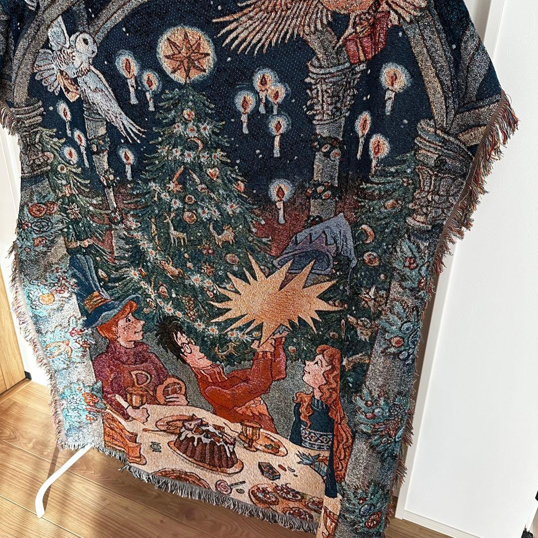 クリスマス Harry Potter ハリーポッター風 大判ブランケット