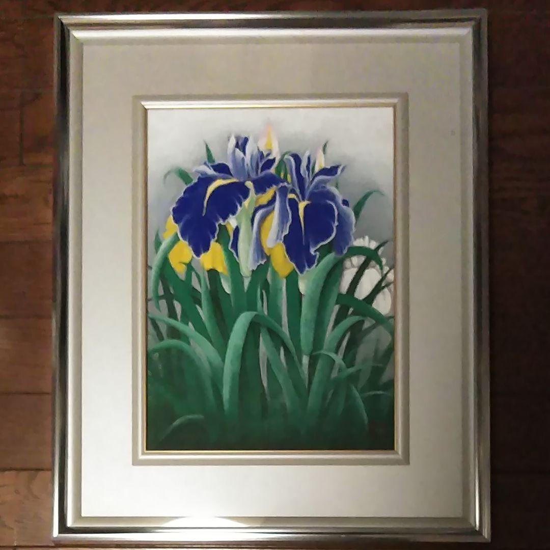 日本画(20)　菖蒲