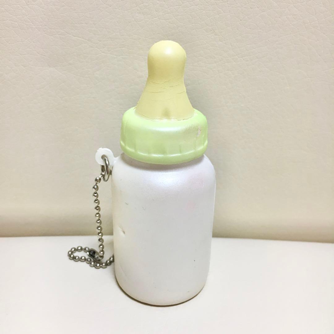 スクイーズ　哺乳瓶　キーホルダー　オールドブルーム　BLOOM  ストラップ