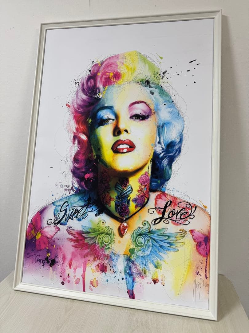 No309フレーム付きキャンバスアート　ブランドアートポスター　マリリンモンロー