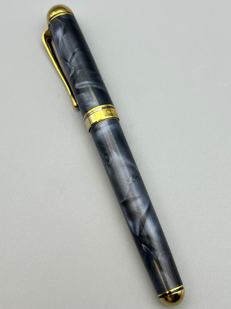 高級セルロイドの魅力！滑らかな質感！ 老舗ブランド 稀少14K 万年筆 英雄