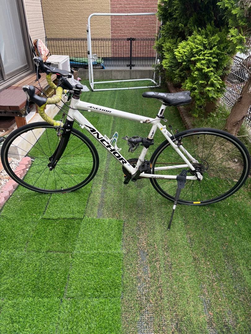ANCHOR ホワイト ロードバイク