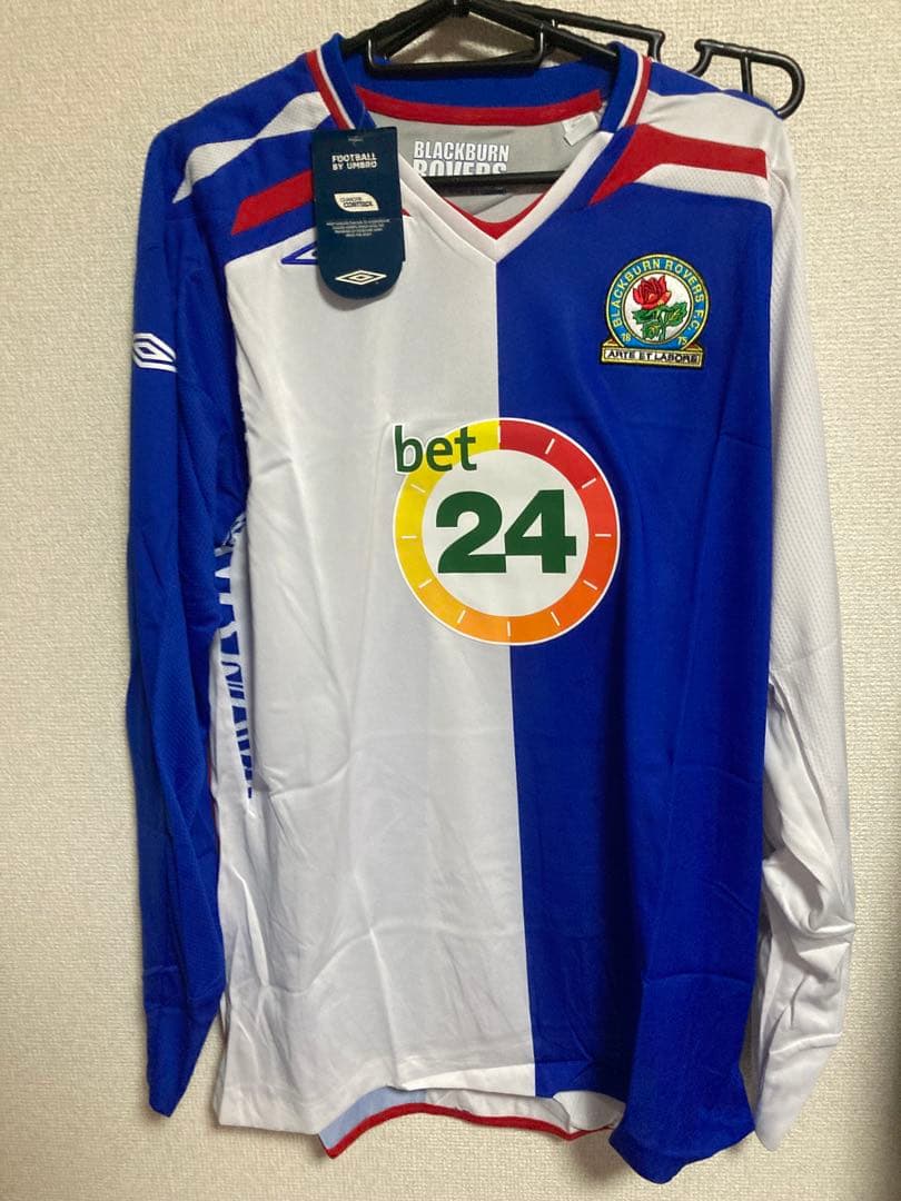 アンブロ　ブラックバーン　長袖ユニホーム　US Mサイズ 未使用品