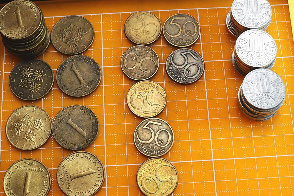 a248 オーストリア 旧&旧紙幣 セット 2,550シリング