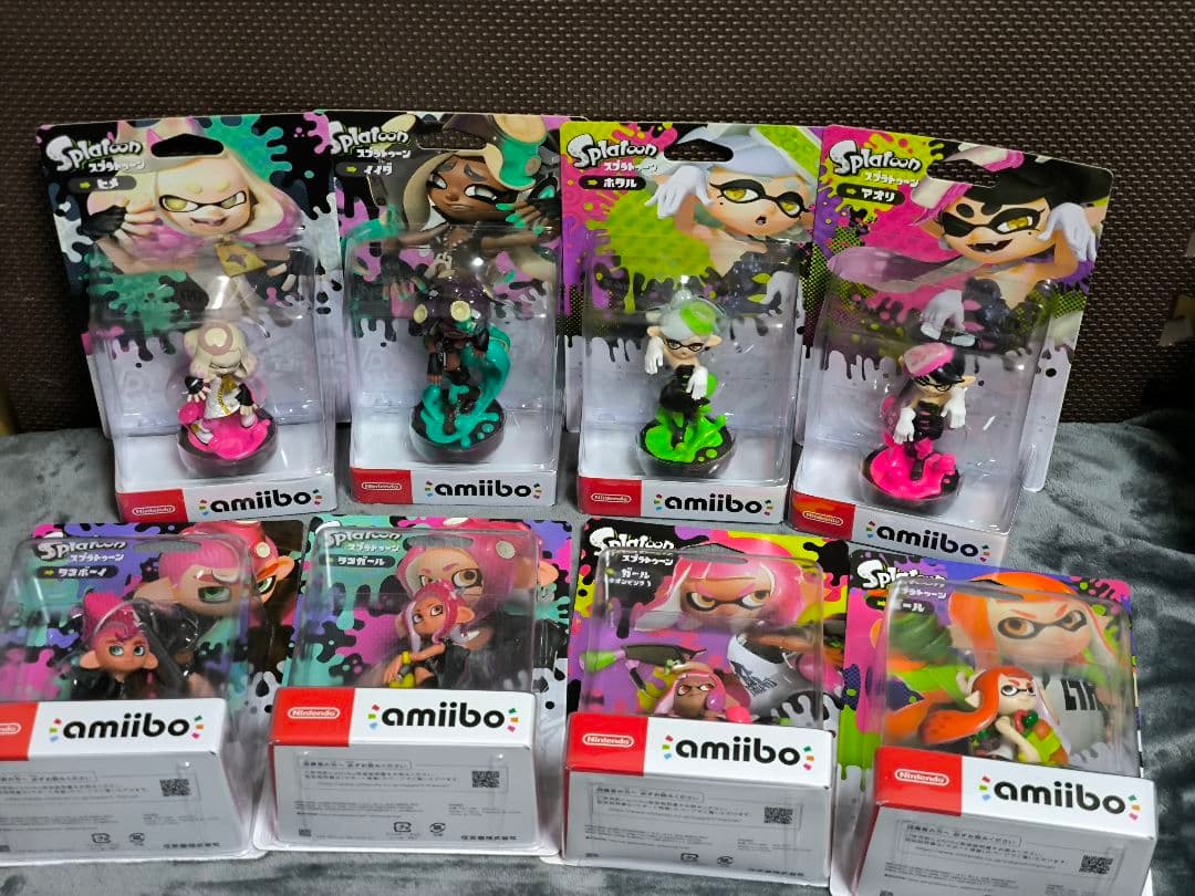 【未開封】スプラトゥーン　amiibo まとめ売り　8個