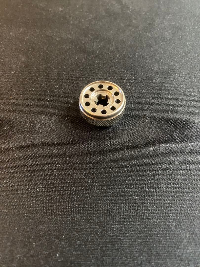 WCS ABU カーディナル3 ドラグノブ　ニッケルメッキ