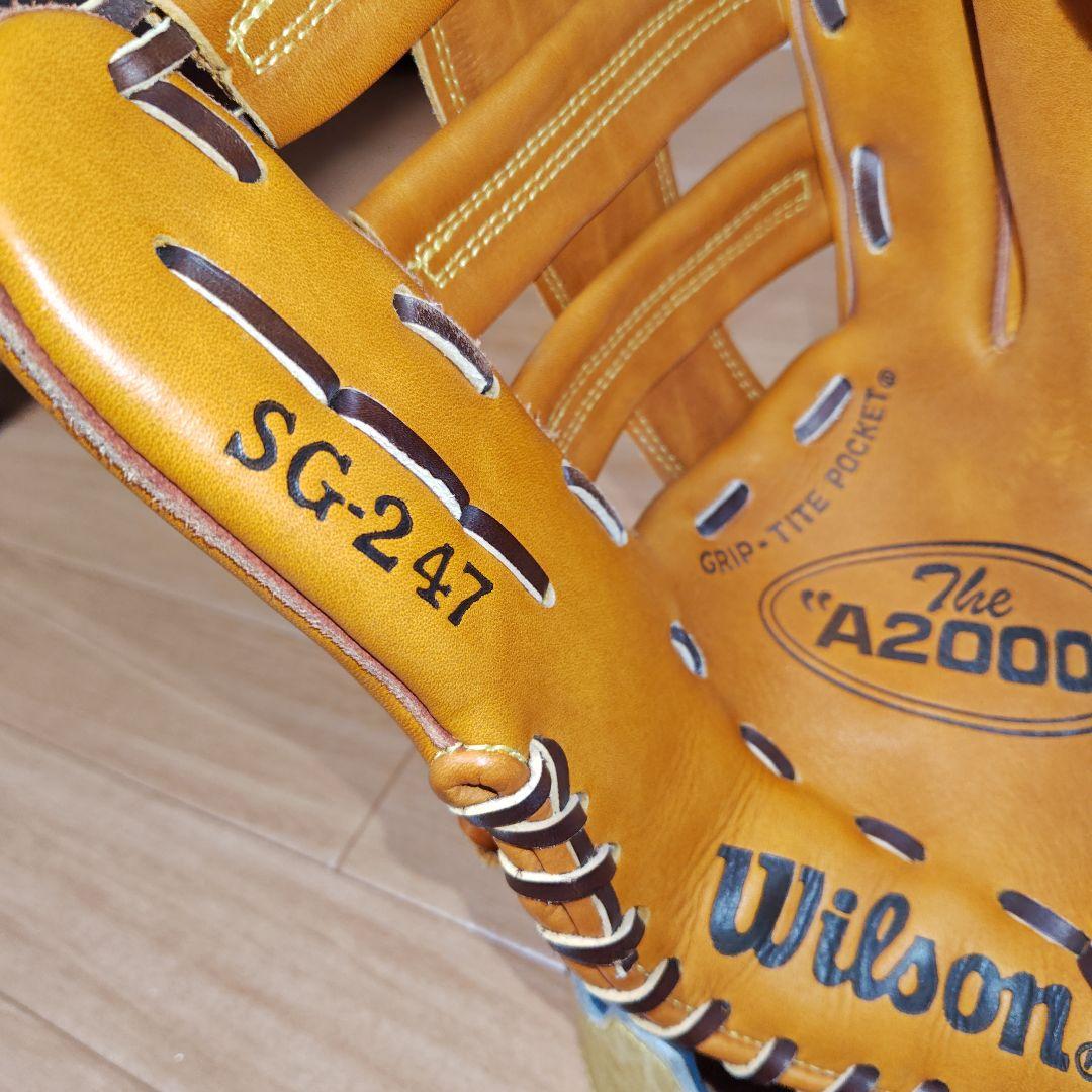 ウィルソン A2000 軟式グローブ 外野手用 グローブ 野球 レア