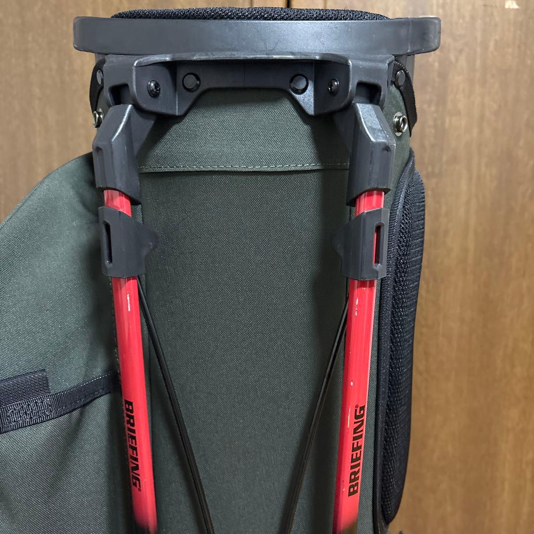 【希少カラー】BRIEFING ブリーフィング キャディバッグ スタンド付き