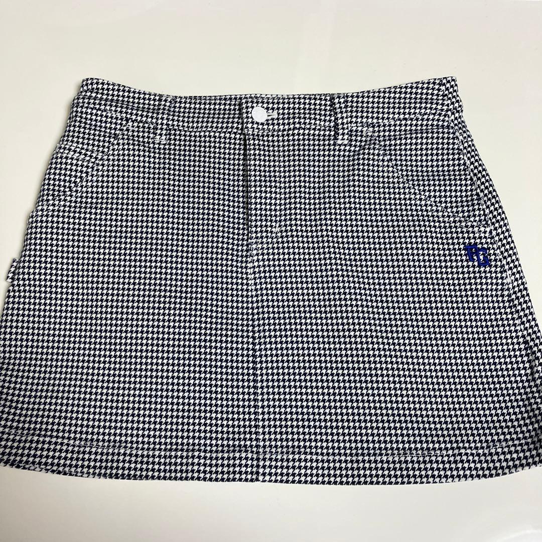 パーリーゲイツ　ネイビー　千鳥格子