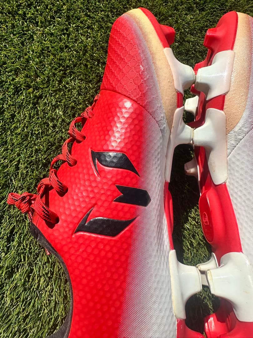 アディダス メッシ 16.2-ジャパン HG(レッド×ホワイト)