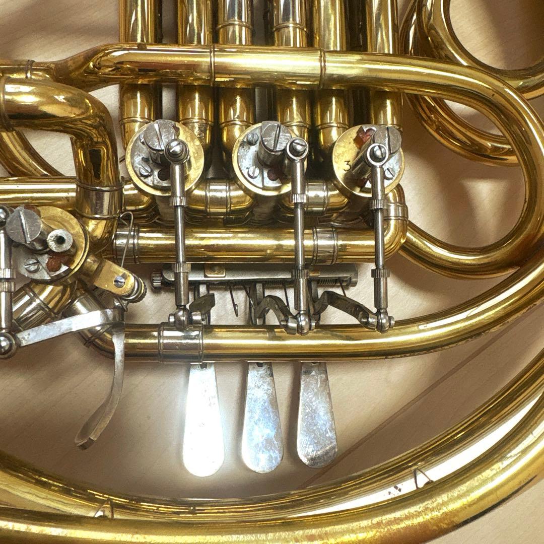 【sy】ケルントナー　フルダブルホルン　ケース付き