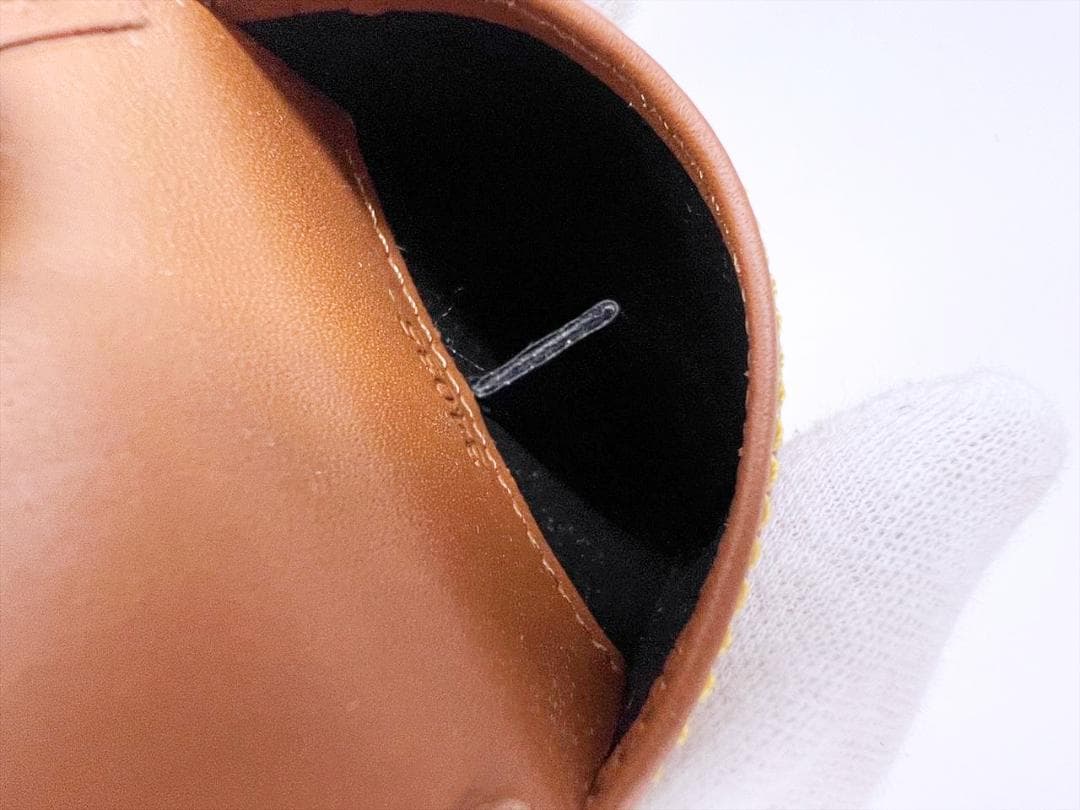 未使用　モンブラン　ロゴ　ペンケース　２本差し　ブラウン　レザー　3119579