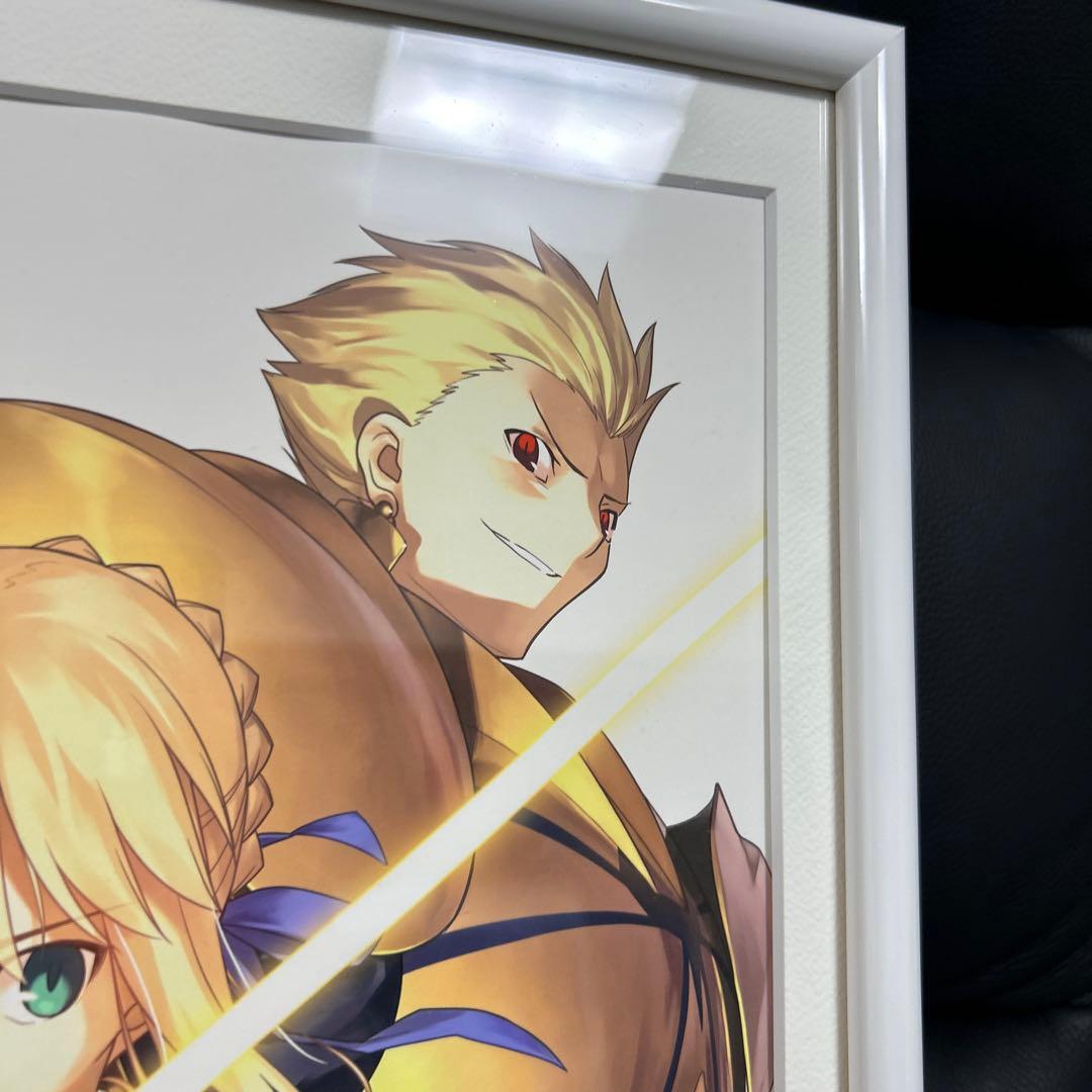 ニュータイプ30周年記念グッズ　Fate/Zero 10色刷り額装複製原画2