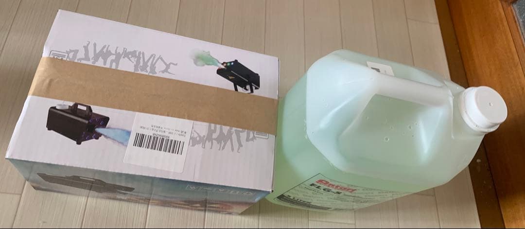 LEDライト付きスモークマシン 5Lの霧液を含む