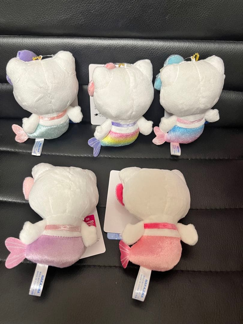 新品 ハローキティ　マーメード ぬいぐるみ　マスコット　キーホルダー　セット