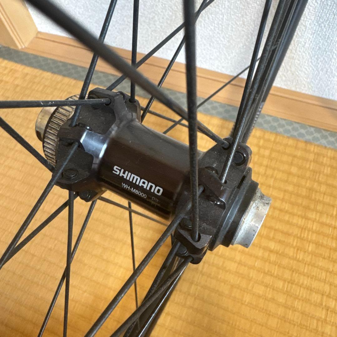 SHIMANO XT 完組ホイール前後　27.5 F100 R148