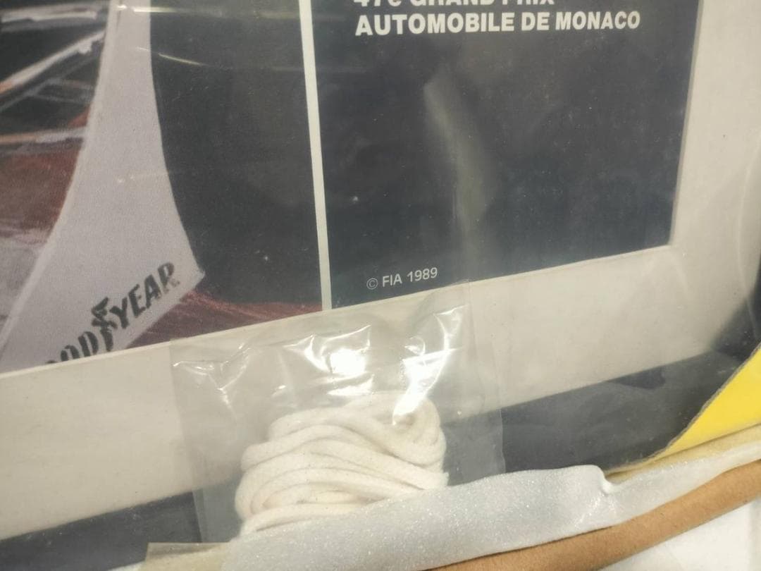 ◆アイルトンセナ F1 モナコGP オフィシャルポスター　1989年